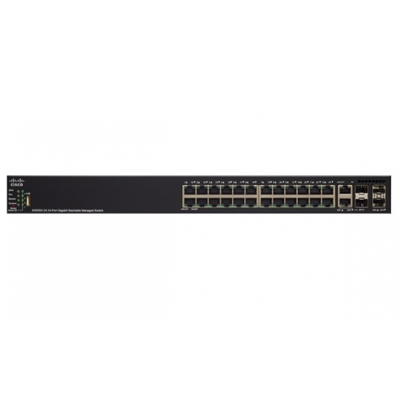 Коммутатор PoE Cisco SB SG550X-24MPP-K9-EU