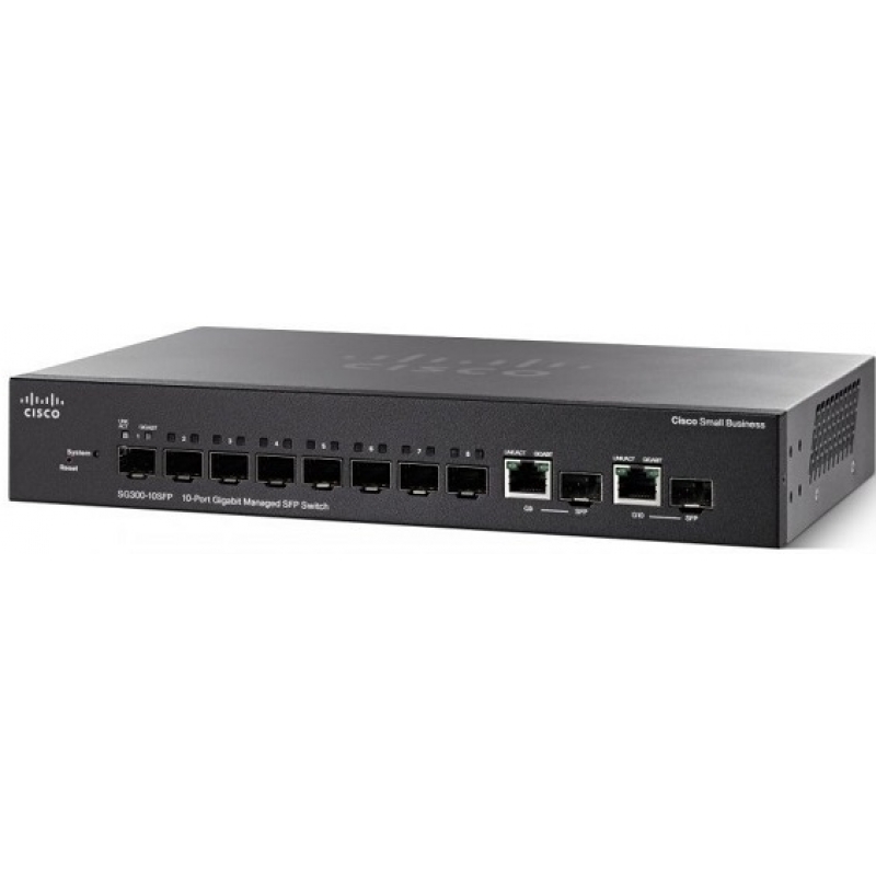 Коммутатор Cisco SB SG350-10SFP-K9-EU