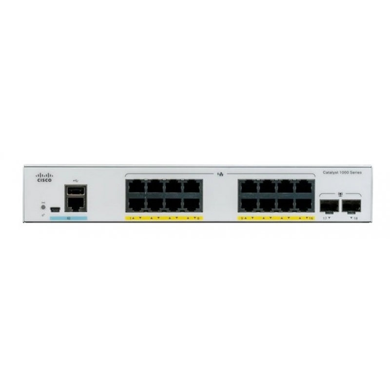 Коммутатор Cisco C1000-16T-2G-L