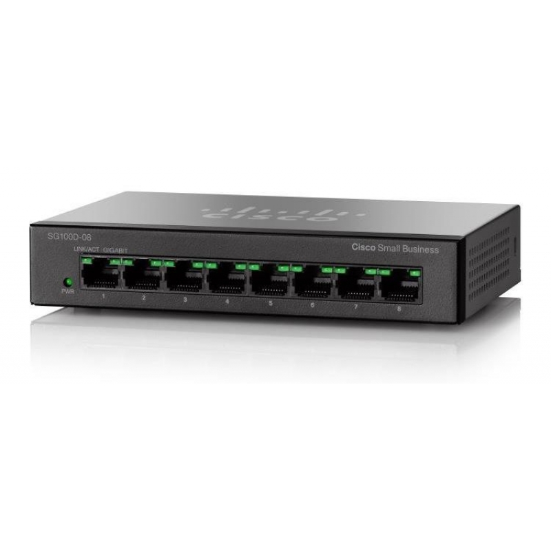 Коммутатор неуправляемый Cisco SB SG110D-08-EU