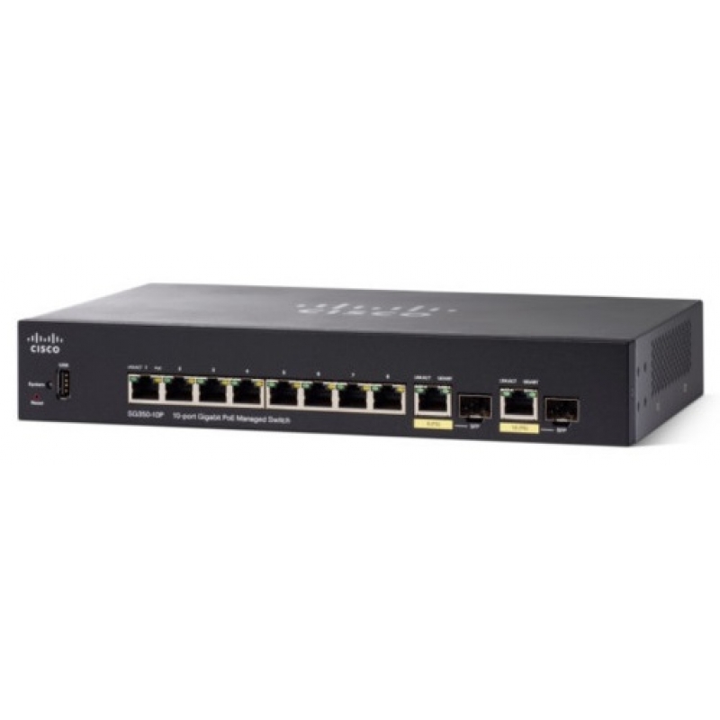Коммутатор Cisco SB SG350-10-K9-EU